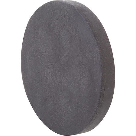 Kipp Magnet Shallow Pot Magnet M06 Ndfeb, Round, Comp:Rubber, Comp:Black, D=43 K0564.02